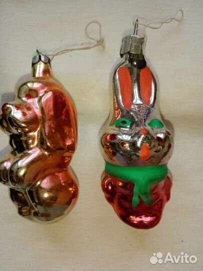 Елочные игрушки СССР