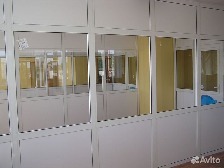 Перегородки из пвх и алюминия