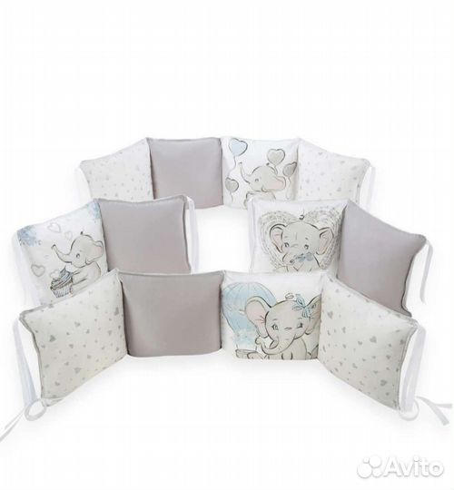 Подушки бортики для кроватки