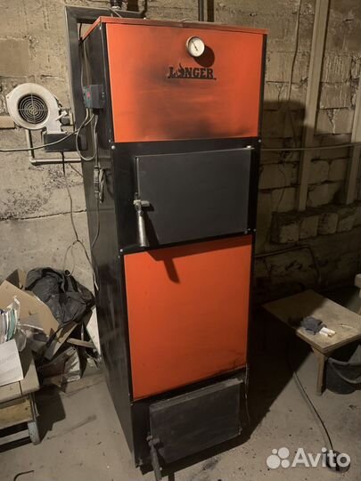 Твердотопливный котел длительного горения