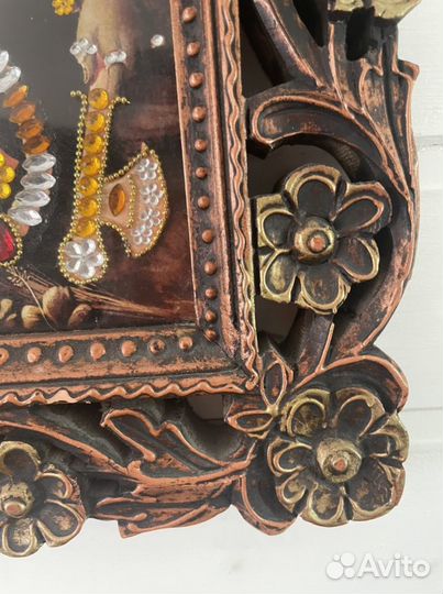 Картина Ганеш, Индия, ручная работа, стразы