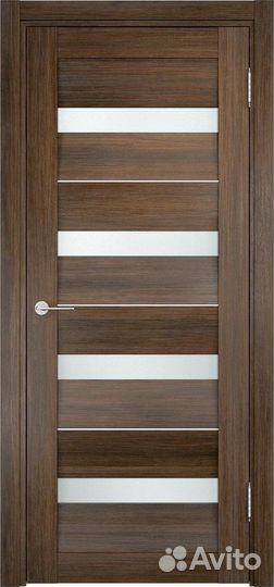 Межкомнатная дверь Сицилия 12, остеклённая, венге