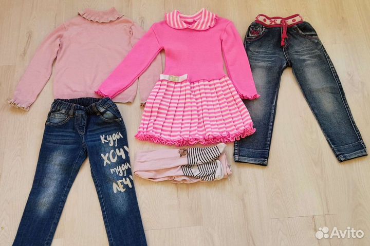 Пакет вещей на девочку 110-116