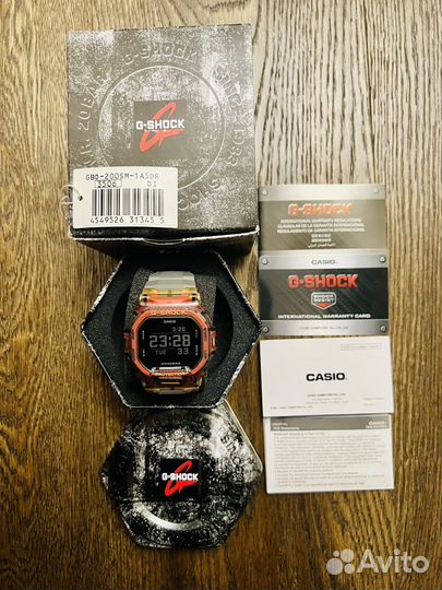 Часы casio g shock GBD-200SM-1A5DR