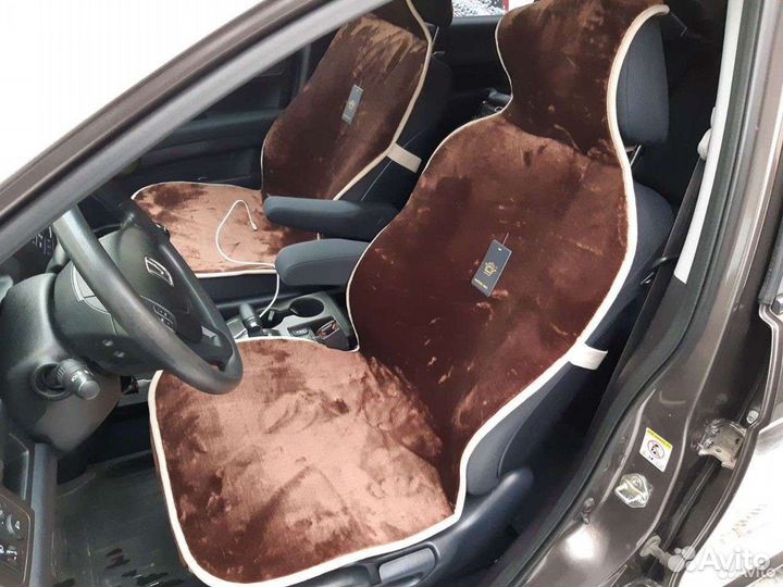 Меховые накидки на сидения