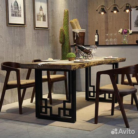 Обеденный стол лофт на заказ