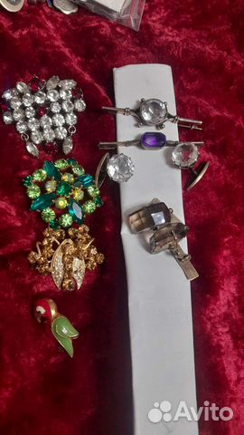 Заколка серебряные ссср.горный хрусталь.875проба