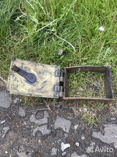 Старинная дверка для печки латунь