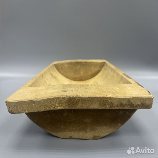 Корыто деревянное старое ручная работа быт (сзр)