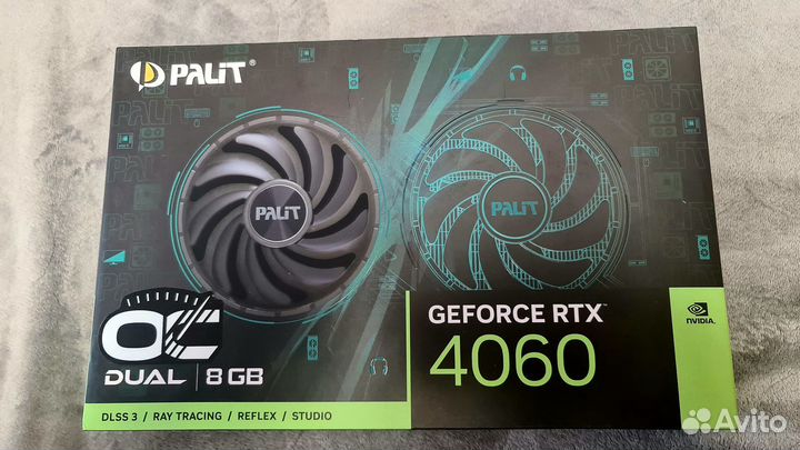 Видеокарта Palit nvidia GeForce RTX 4060 dual OC