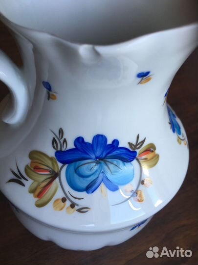 Кувшин с незабудками 1974г. винтаж