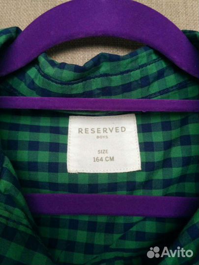 Новая рубашка reserved 164см