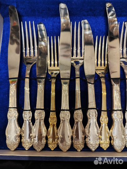 Набор столовых приборов мельхиор СССР