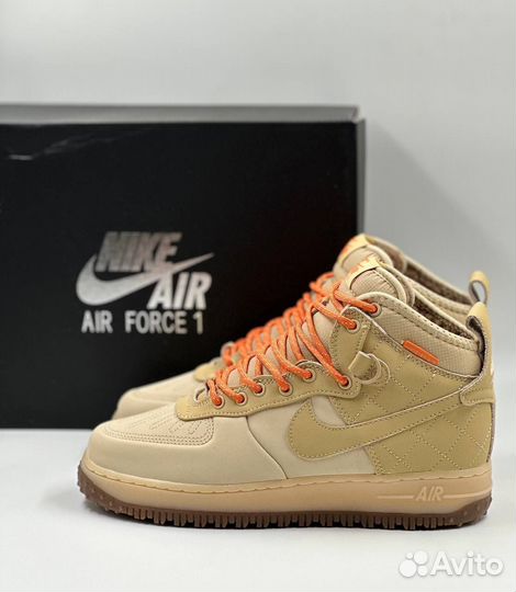 Nike Air Force 1 Duckboot с мехом