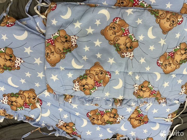 Бортики в детскую кроватку