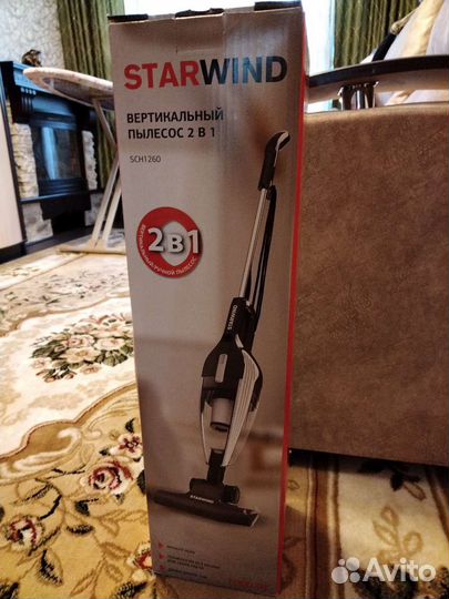 Вертикальный пылесос Starwind SCH 1260 новый