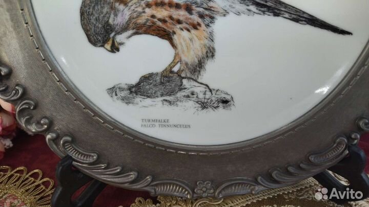 Тарелка Turmfalke Schwartzenhammer Сокол Олово