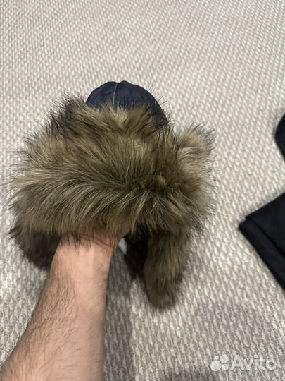 Мужская зимняя шапка ушанка меховая
