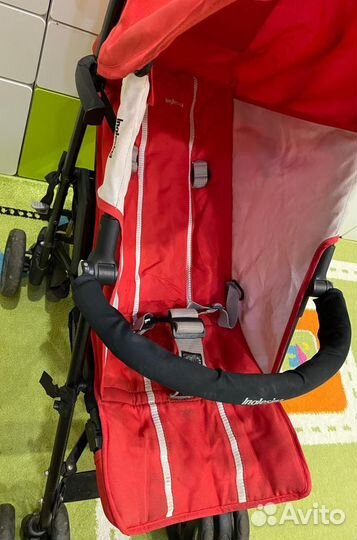 Коляска трость inglesina trip+меховой конверт