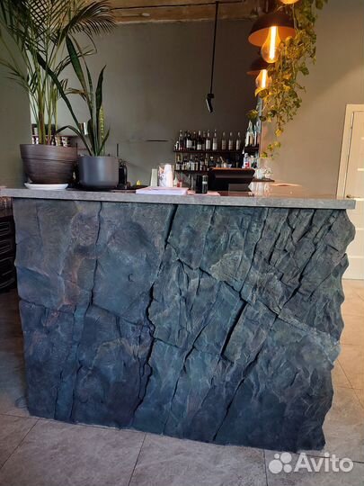 Скала в интерьере/Скульптуры/Декорации/Арт-бетон