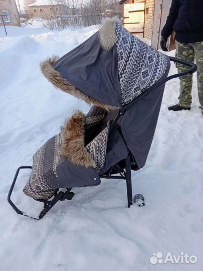 Коляска санки