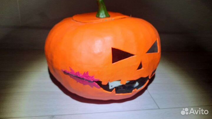 Декоративная тыква хэллоуин