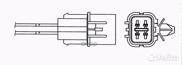 Лямбда-зонд chevrolet captiva (C100, C140) 2.4