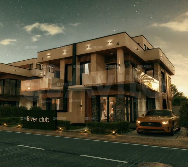 Коттедж 202 м² на участке 4 сот.