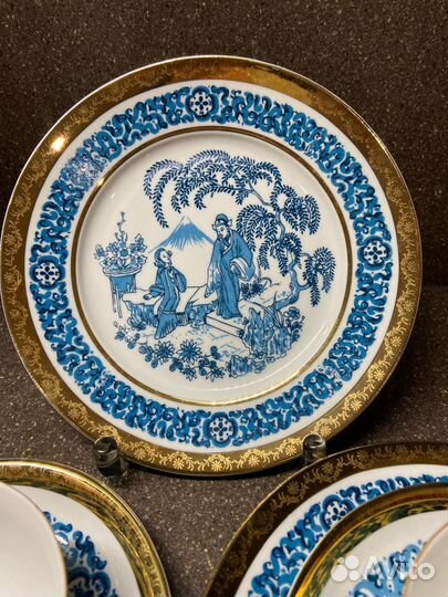 Чайная тройка SEP фарфор ГДР