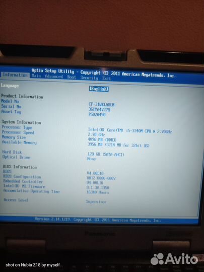 Panasonic toughbook cf 31