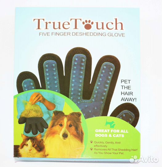 Перчатка-чесалка True Touch