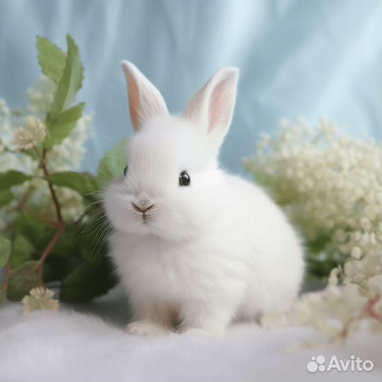 Декоративные карликовые кролики Гермелины