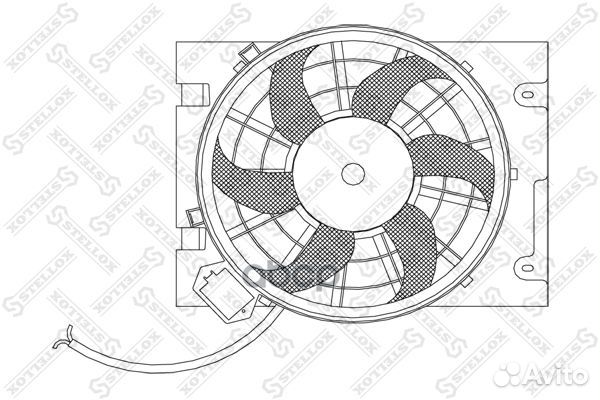 29-99265-SX вентилятор охлаждения Opel Astra/Z