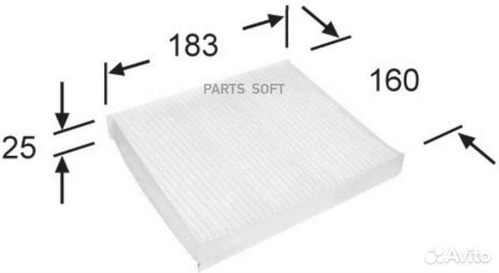 JS asakashi AC9404 Фильтр салона