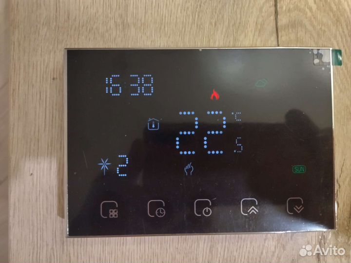 Беспроводной WiFi терморегулятор чёрный