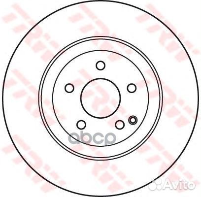 Диск тормозной передний mercedes W211, X204 DF7