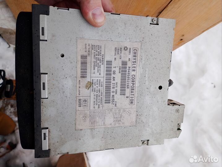 Оригинал магнитола додж крайслер