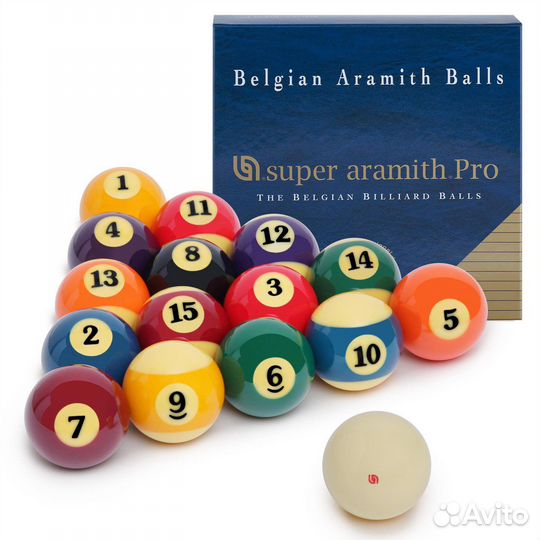 Шары super aramith PRO pool 57,2мм