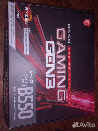 Материнская плата MSI B550 Gaming GEN3 +цп + озу д