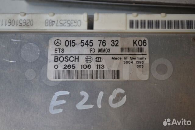 Эбу Mercedes W210