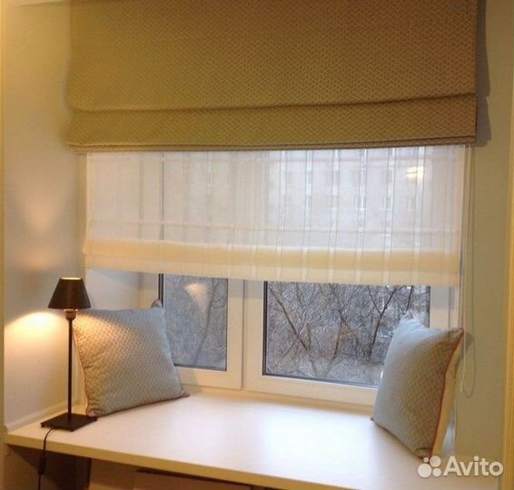 Двойные римские шторы от производителя