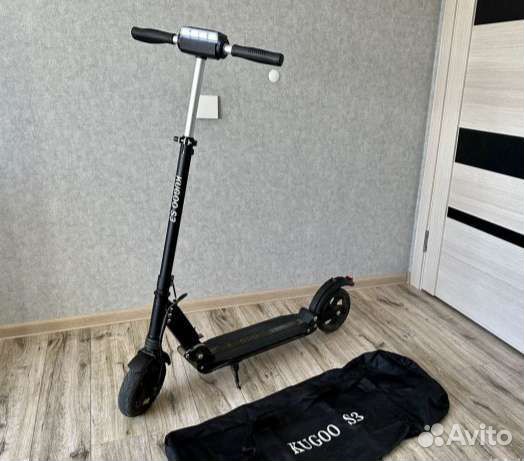 Самокат взрослый электрический kugoo s3