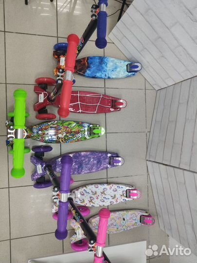 Самокат детский до 60кг (принт)