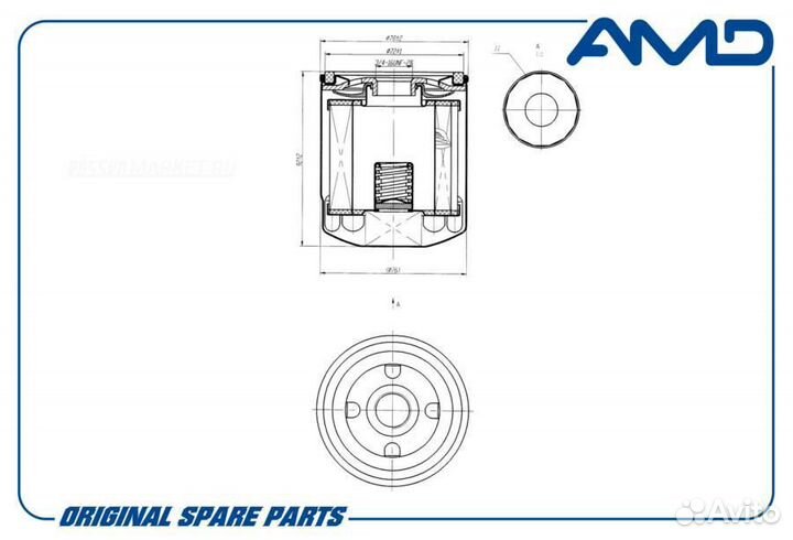 AMD AMD.JFL51 Фильтр масляный