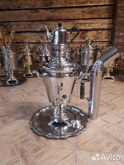 Самовар на дровах советского периуда