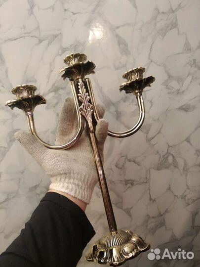 Подсвечник.Бронза
