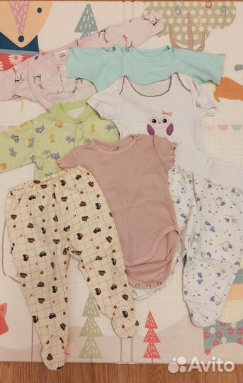 Вещи пакетом для девочки 56-62-66