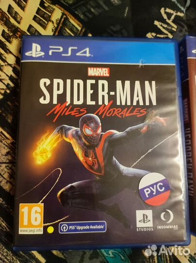 Игры для приставок ps4 Spider-Man morales