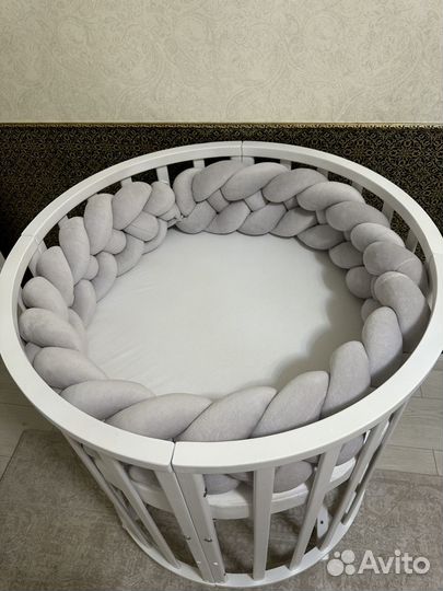 Детская кроватка круглая