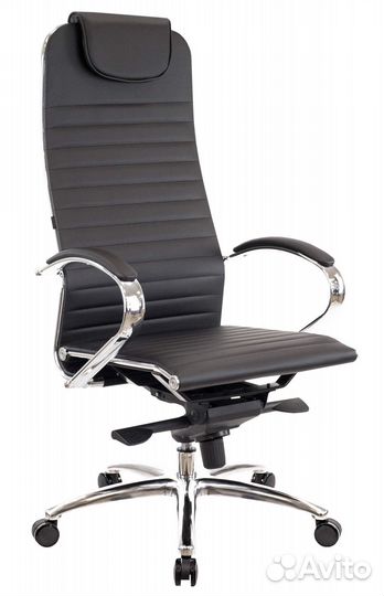 Кресло руководителя Everprof deco Экокожа Черный